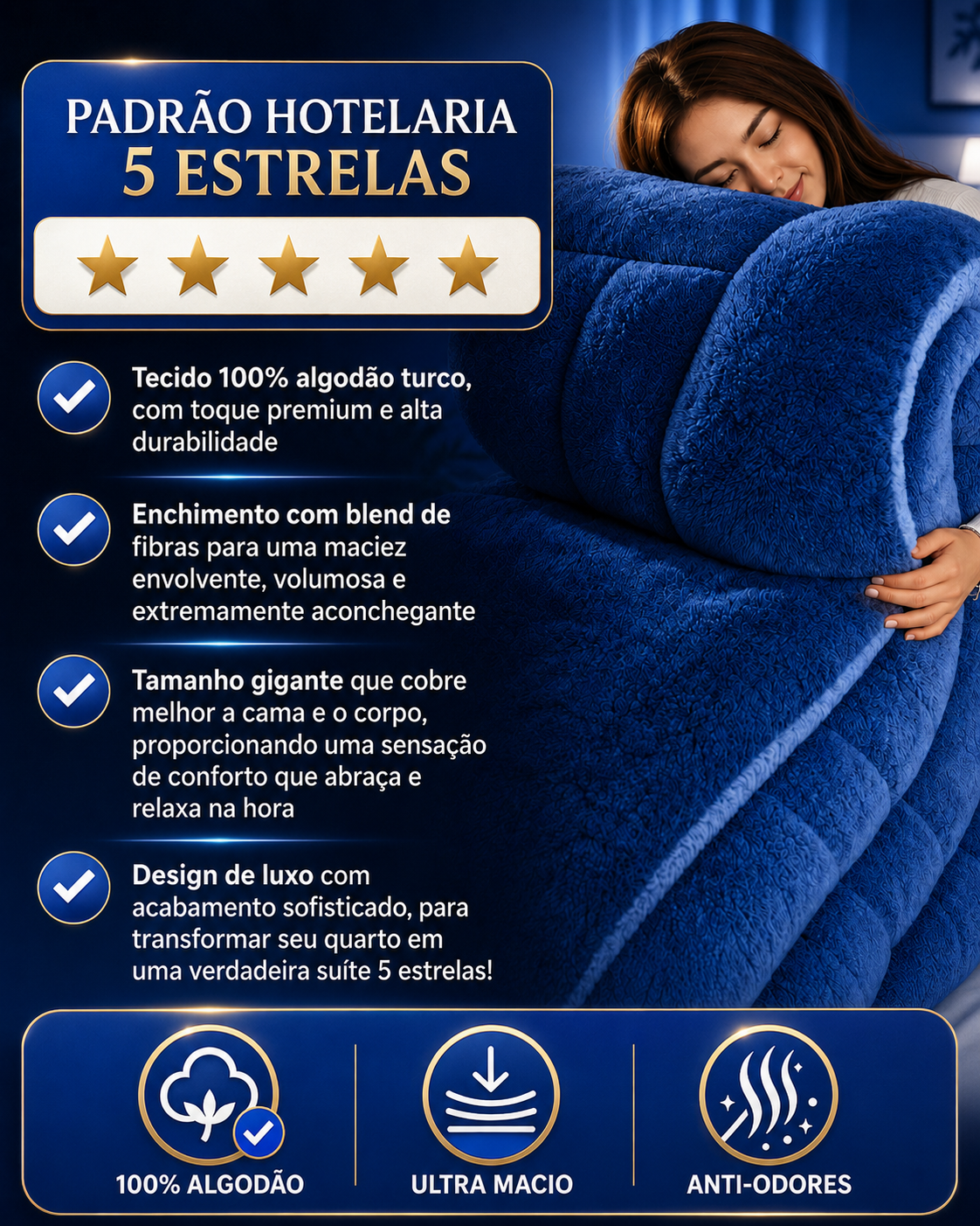 Detalhes do padrão de hotelaria cinco estrelas